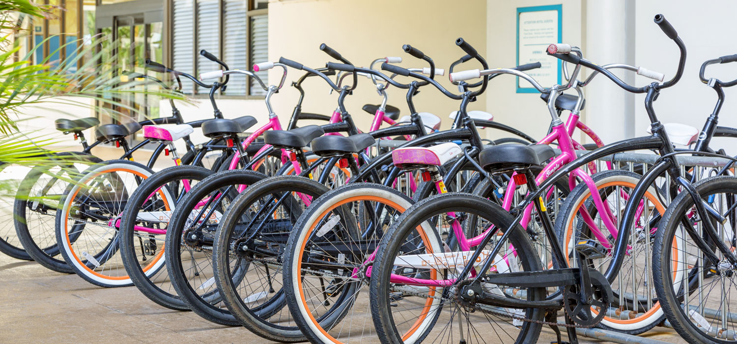 Bicycles Available on a first-come first served basis
